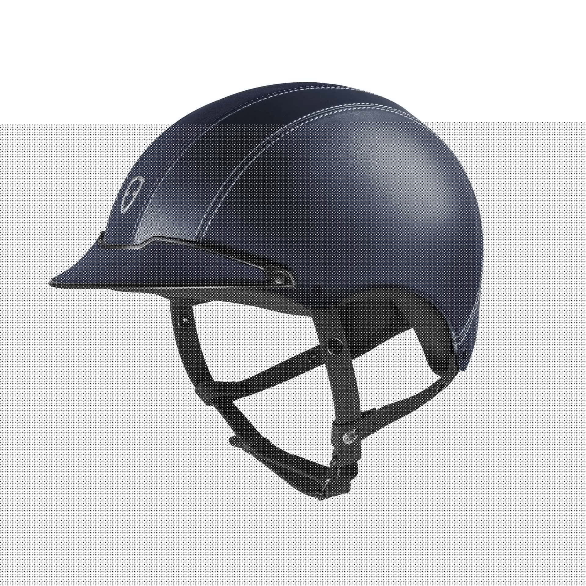 Egide Navy Leather Helmet - Riders Choice Supply Co