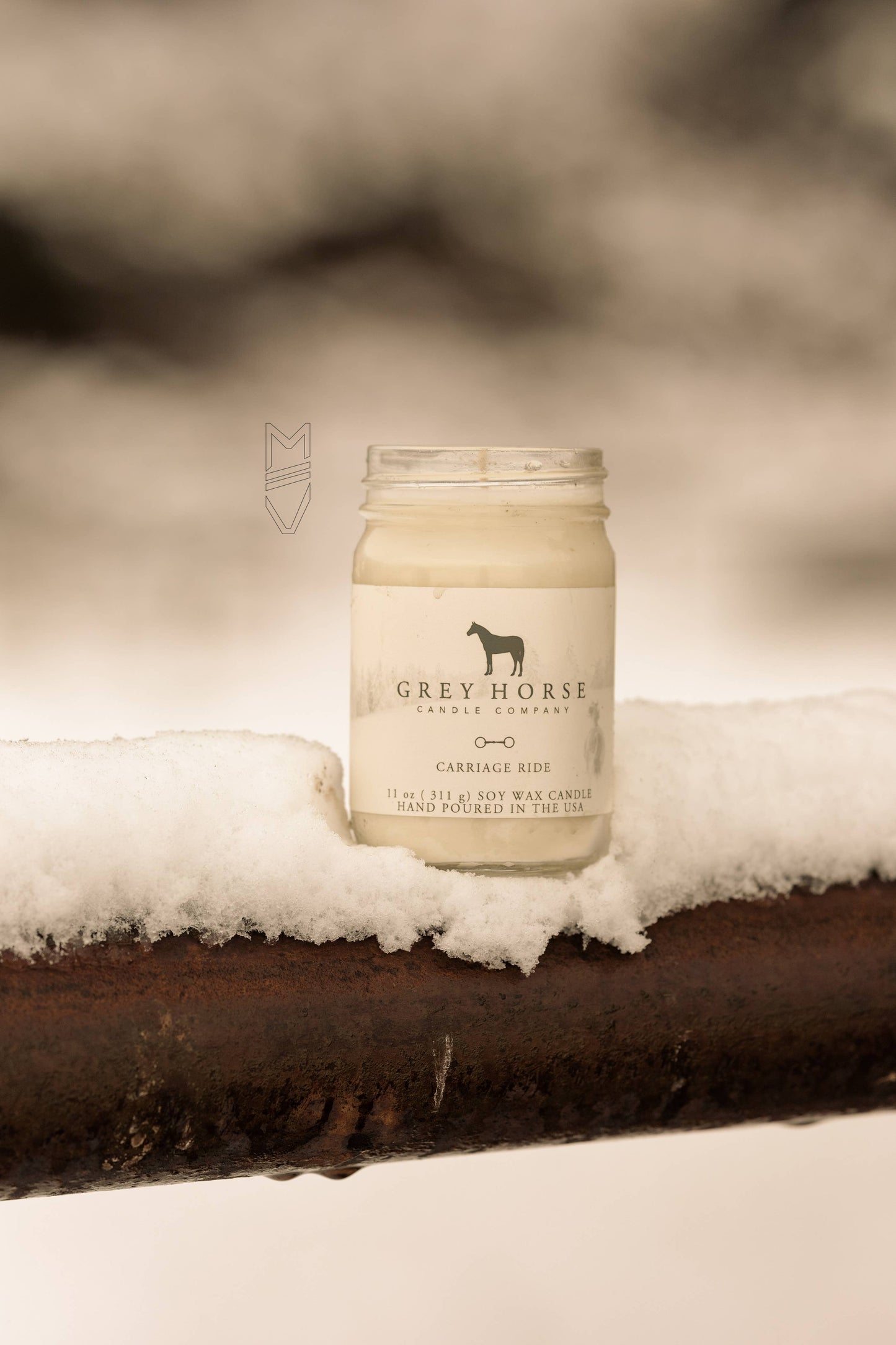 Carriage Ride Soy Candle - Holiday Collection - Riders Choice Supply Co