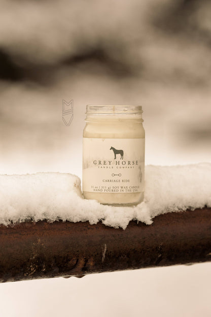 Carriage Ride Soy Candle - Holiday Collection - Riders Choice Supply Co