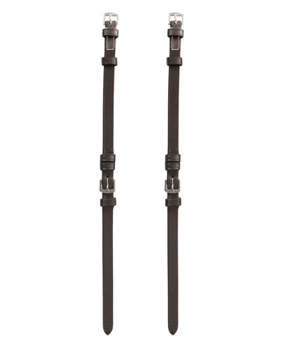 ExionPro Bridle Cheek Pieces With Buckle Fastening - White Stitching