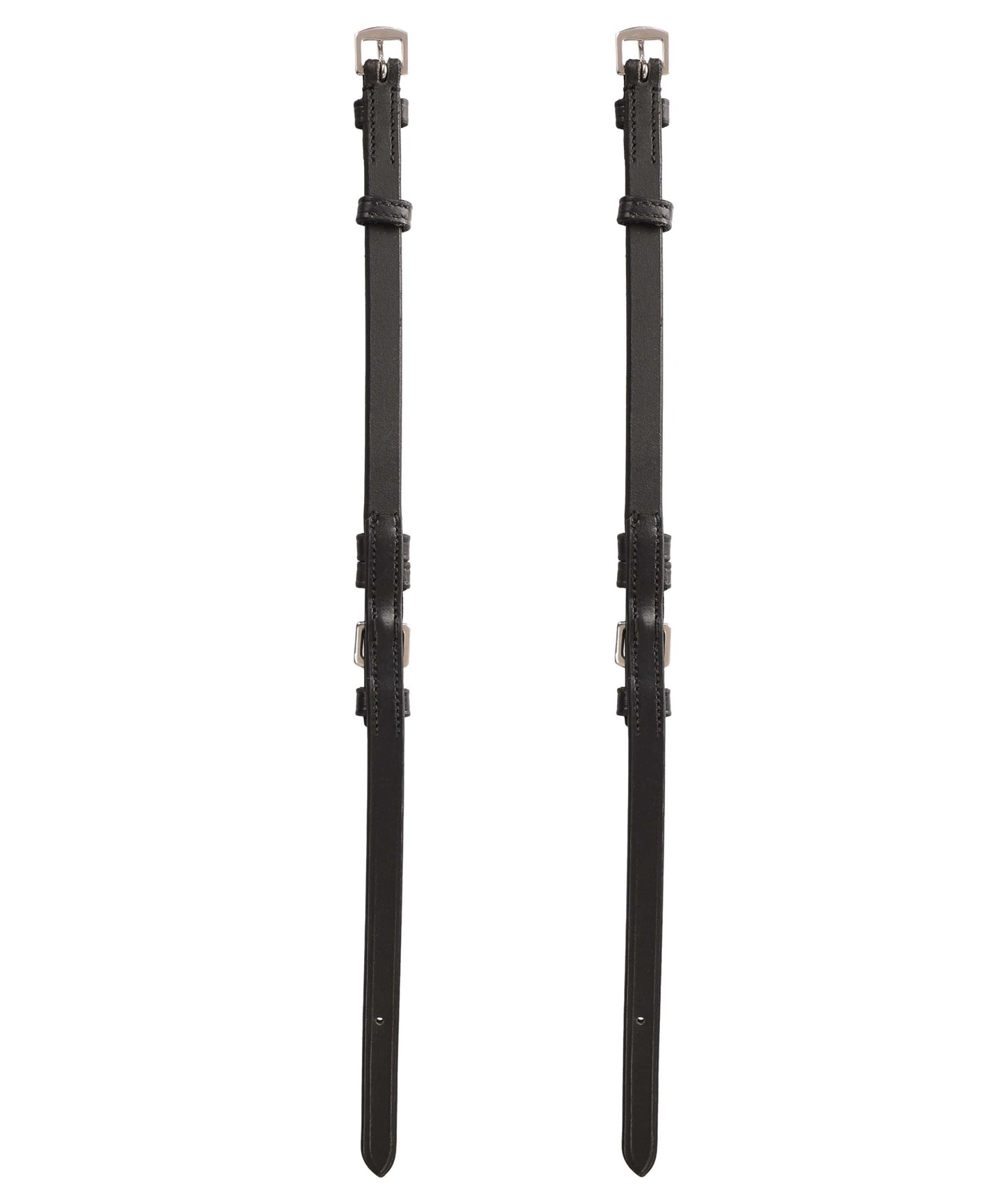 ExionPro Bridle Cheek Pieces With Buckle Fastening - Matching Stitching