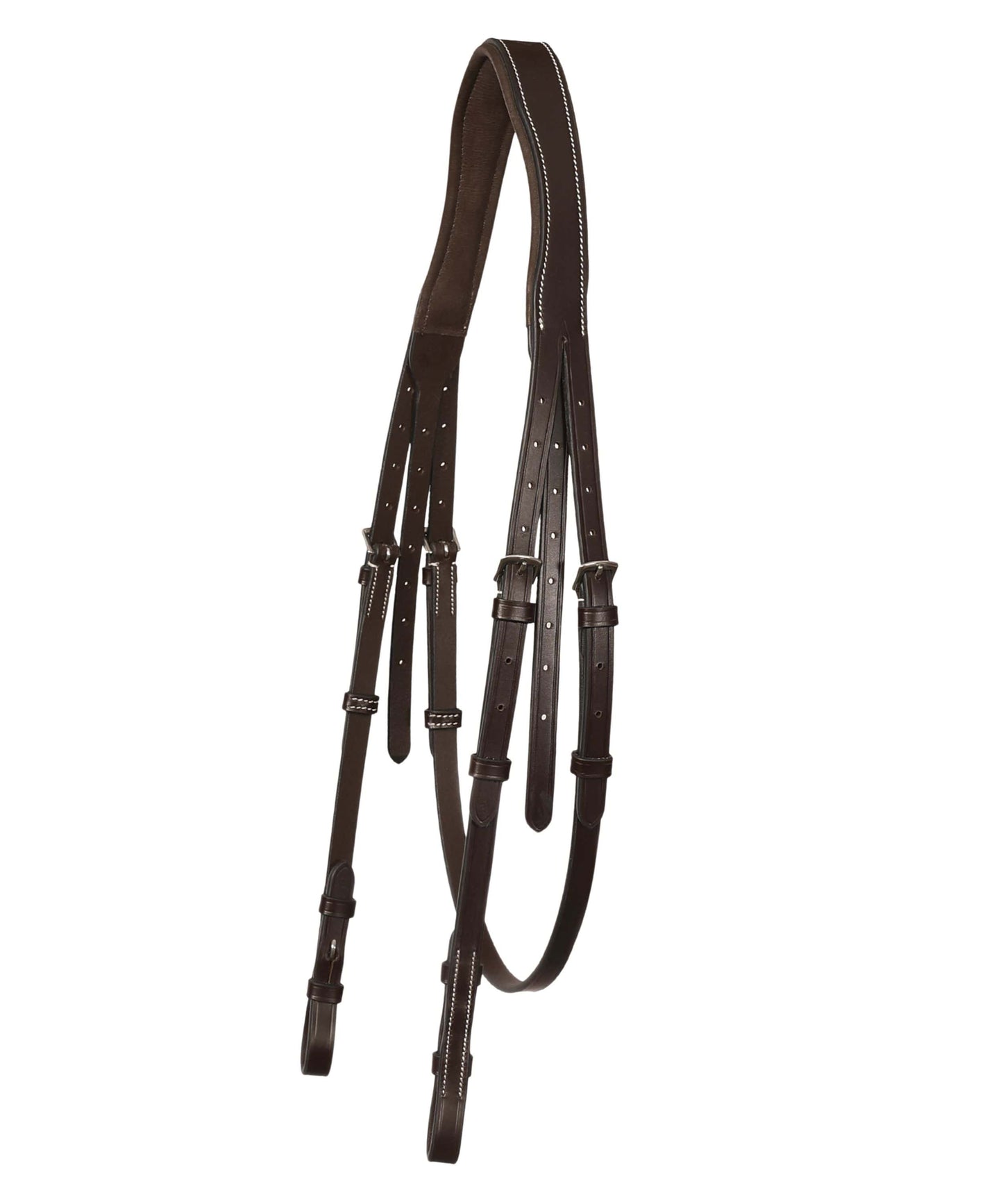 ExionPro 'Hercules' Thin Noseband Padded Hunter Bridle with Reins