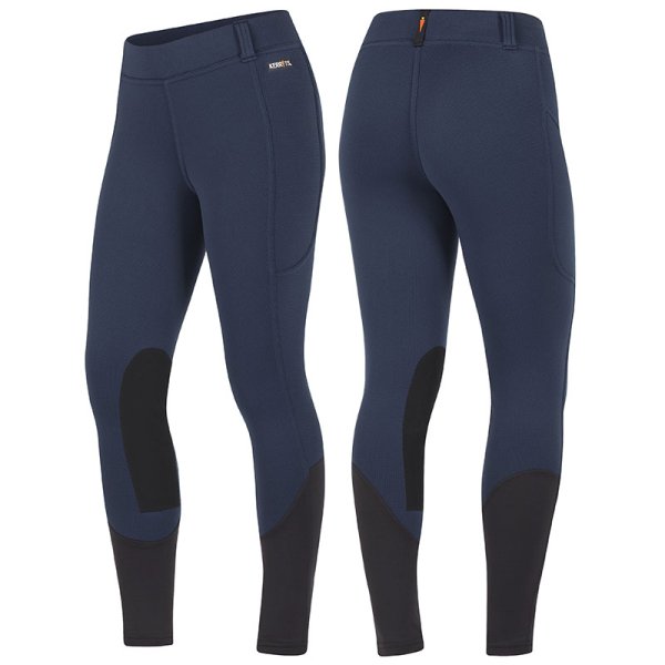 KERRITS Kids Sit Tight Wind Pro X-Small Knee Patch Tights - Riders Choice Supply Co