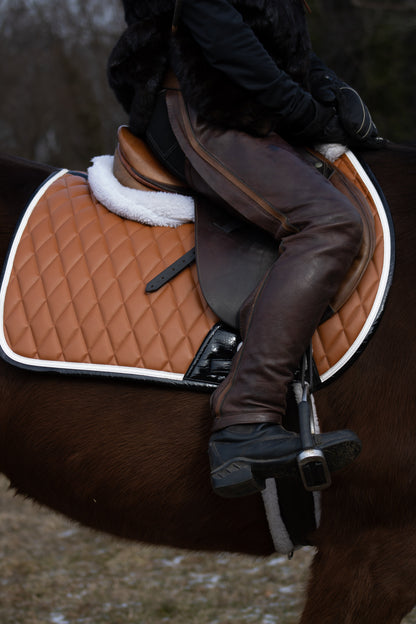 Jump Saddle Pad | Cognac - Riders Choice Supply Co