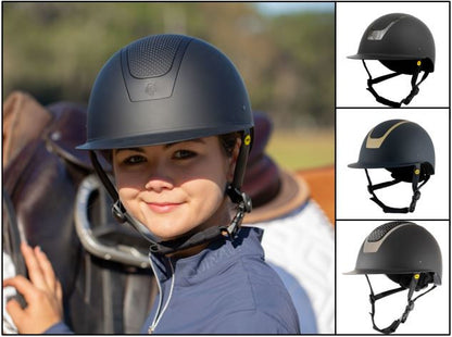 Equinavia Crown MIPS Riding Helmet,  Black Shimmer - Riders Choice Supply Co