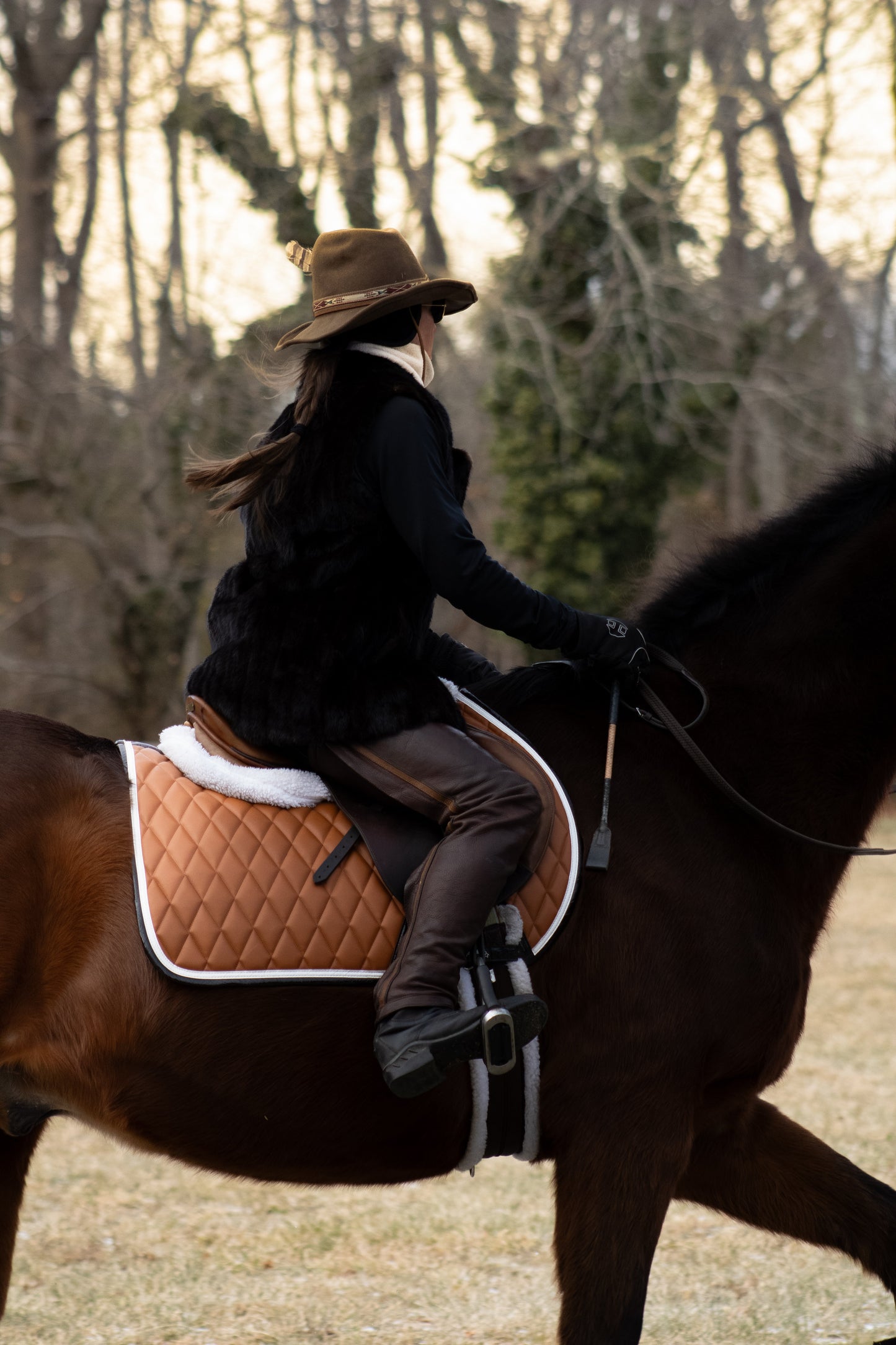 Jump Saddle Pad | Cognac - Riders Choice Supply Co