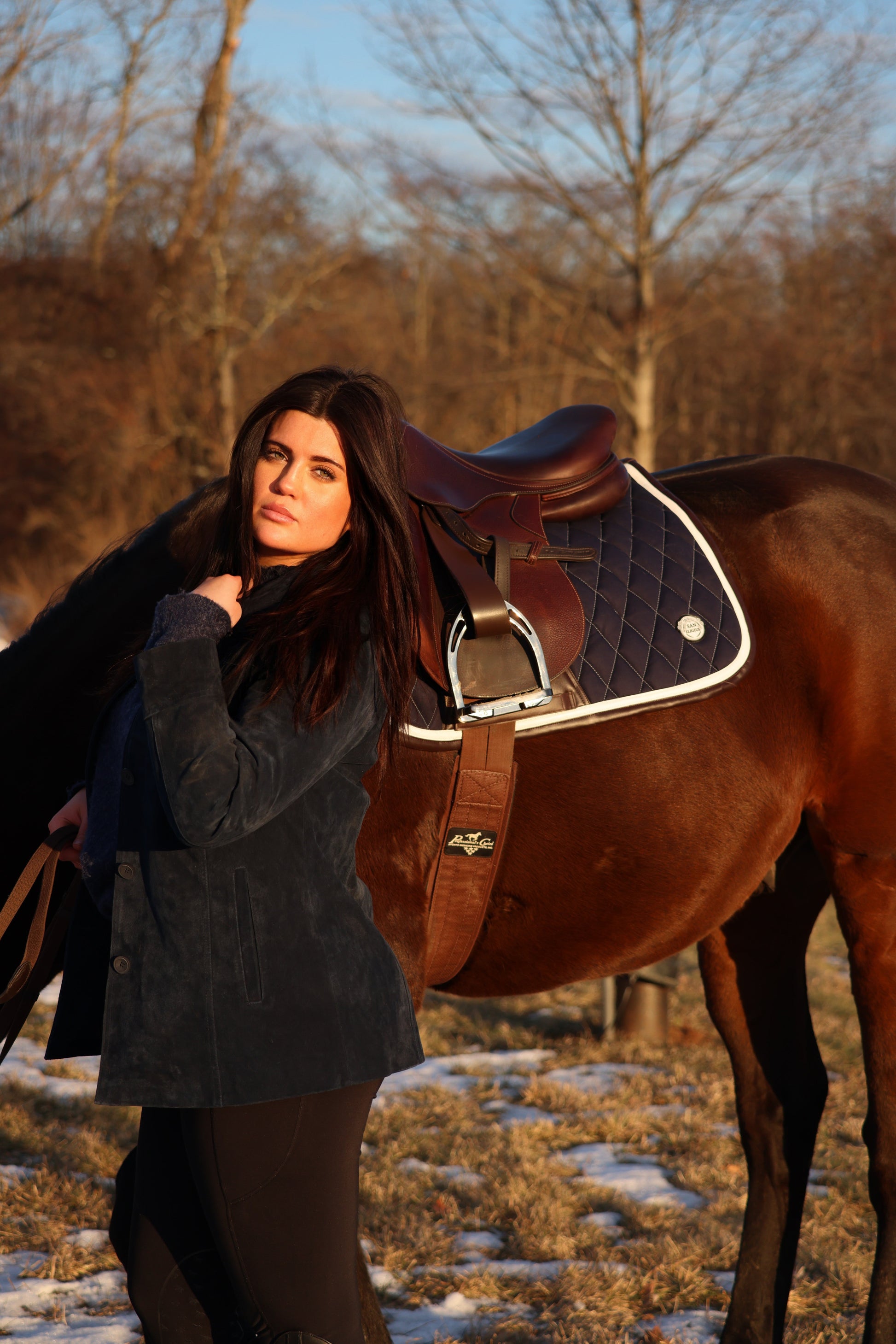 Jump Saddle Pad | Navy - Riders Choice Supply Co