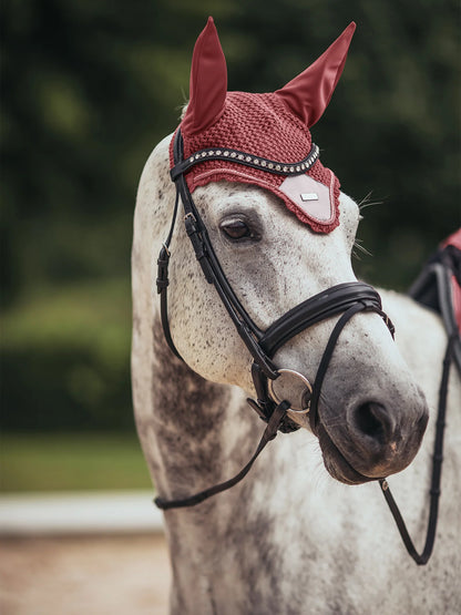 Equestrian Stockholm Ear Bonnet - Amber Rose - Riders Choice Supply Co