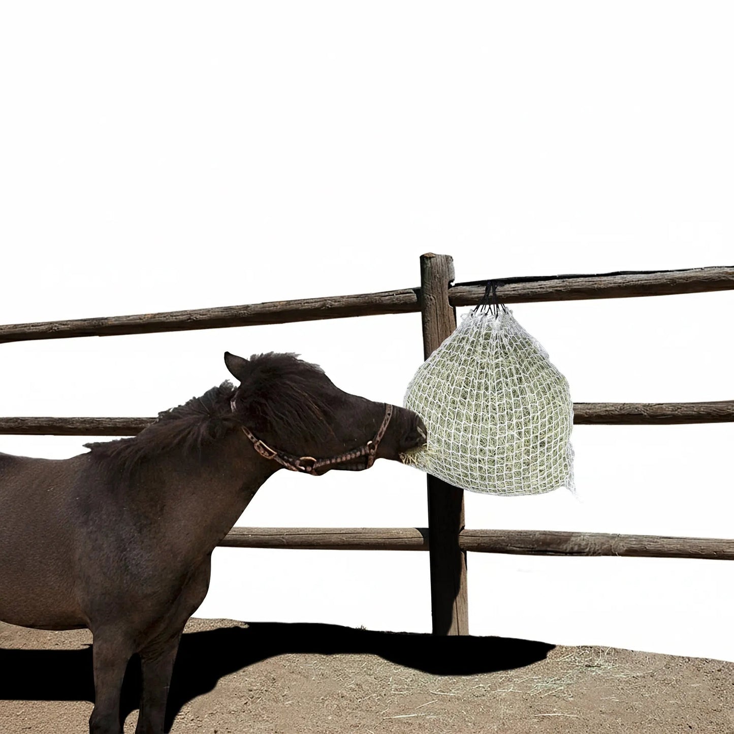 Freedom Feeder Trailer/Mini Hay Net - Slow Feed Hay Net - 2 Flake  - 3 Size Mesh Options - Riders Choice Supply Co