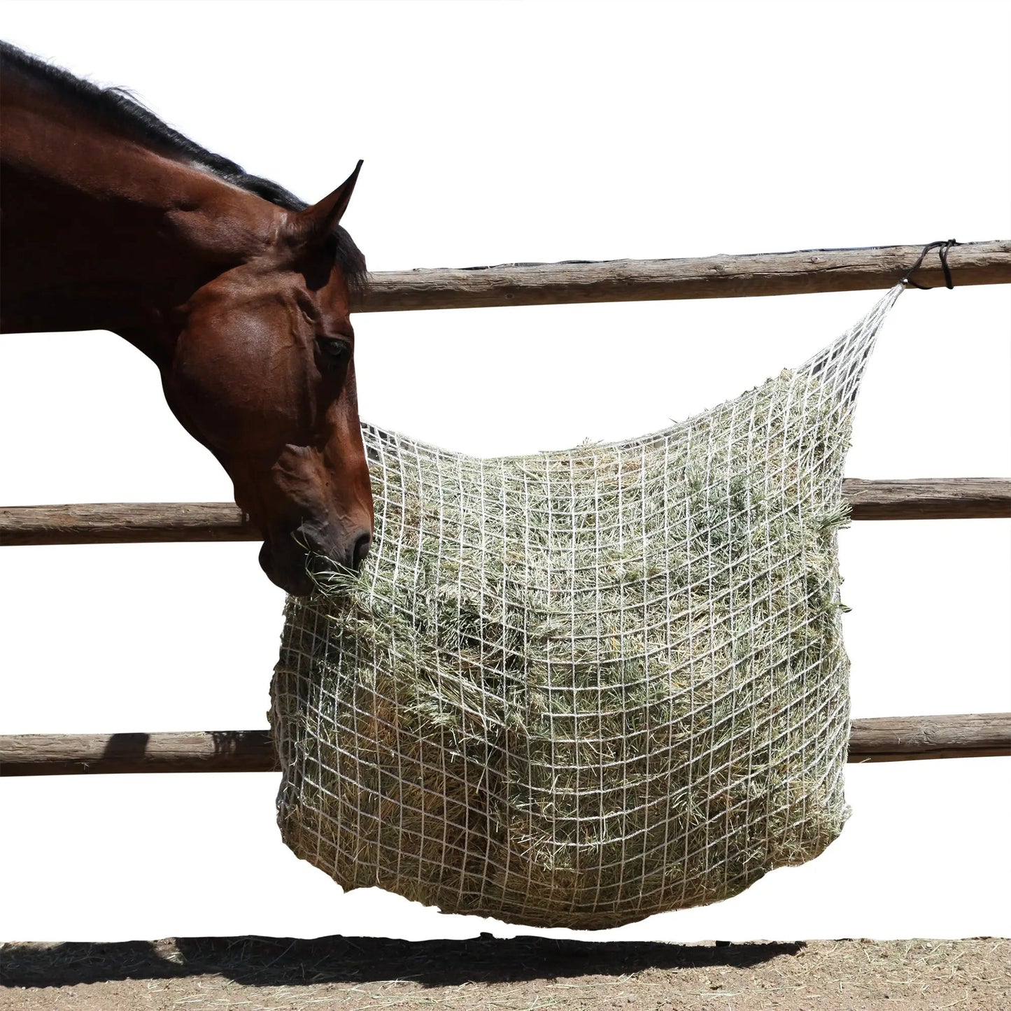 Freedom Feeder Extended Day Net - Slow Feed Hay Net - 2 String Bale - 3 Size Mesh Options - Riders Choice Supply Co