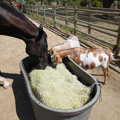 Freedom Feeder Full Bale Hay Net - Slow Feed Hay Net - 3 String Bale - 3 Size Mesh Options - Riders Choice Supply Co