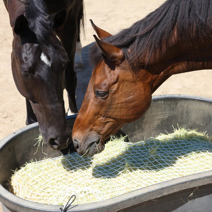 Freedom Feeder Full Bale Hay Net - Slow Feed Hay Net - 3 String Bale - 3 Size Mesh Options - Riders Choice Supply Co