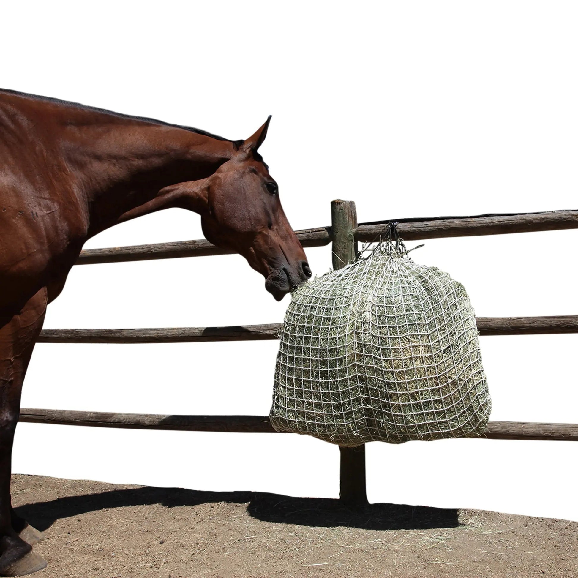 Freedom Feeder Day Net - Slow Feed Hay Net - 4 Flake - 3 Size Mesh Options - Riders Choice Supply Co