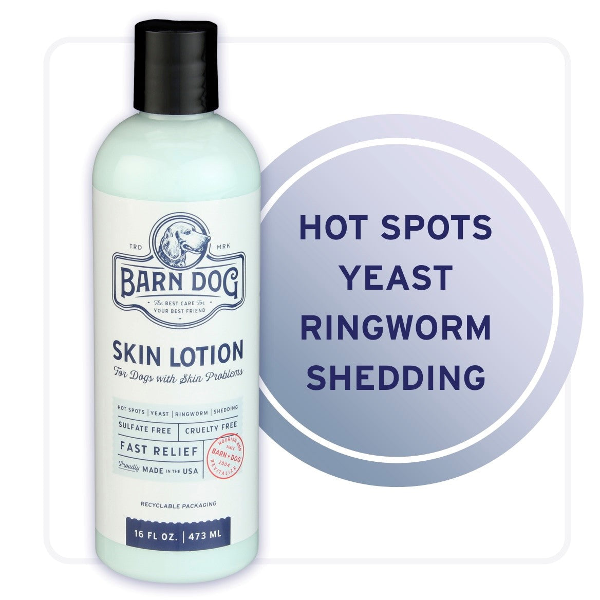 Barn Dog Skin Lotion - Riders Choice Supply Co