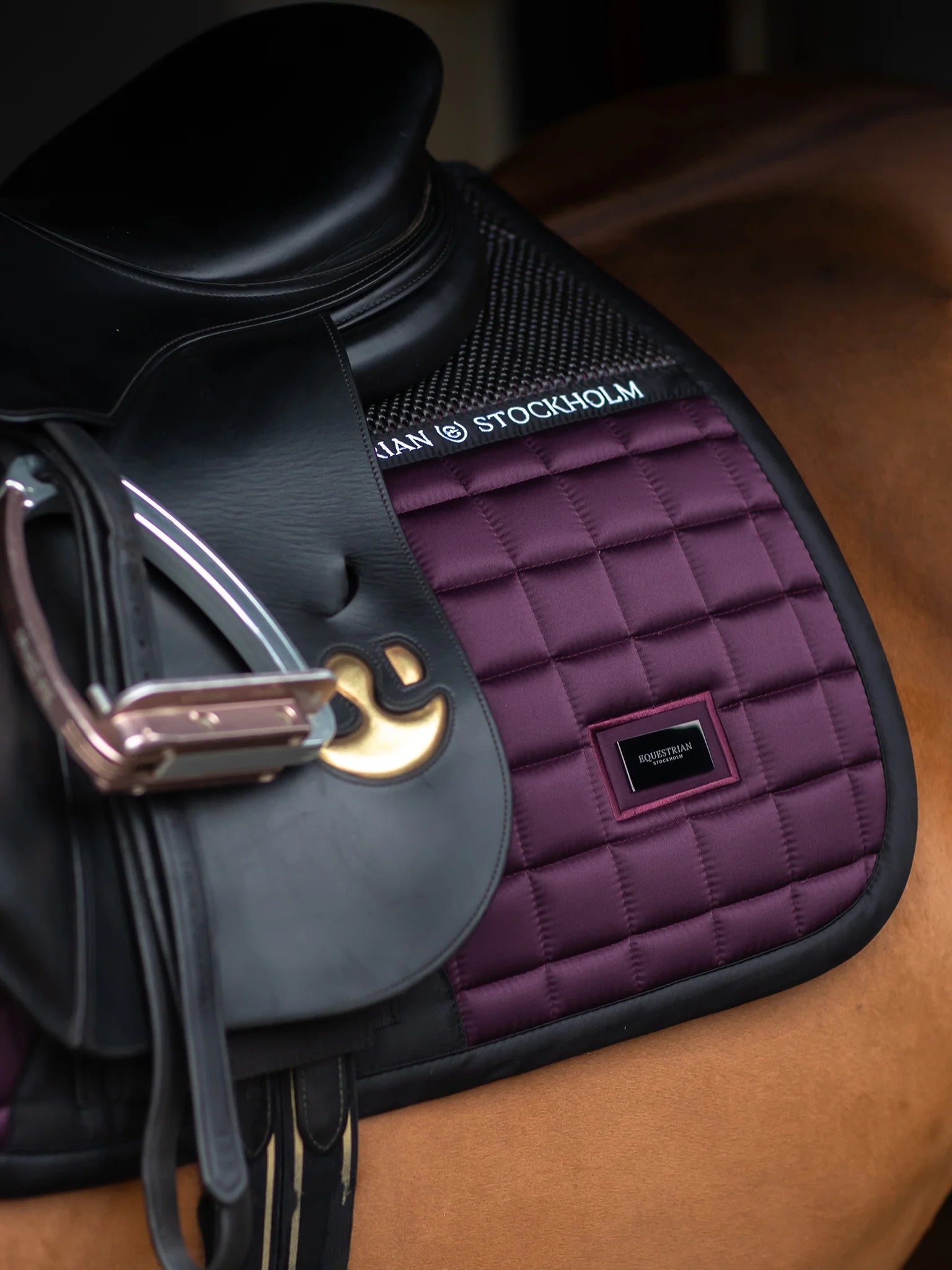 Equestrian Stockholm Jump Performance Saddle Pad - Black Raven - Riders Choice Supply Co