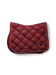 Equestrian Stockholm Jump Saddle Pad Bordeaux - Full