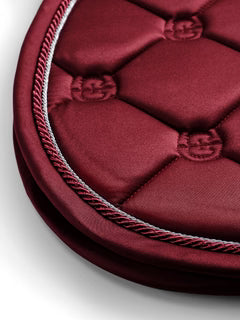 Equestrian Stockholm Jump Saddle Pad Bordeaux - Full