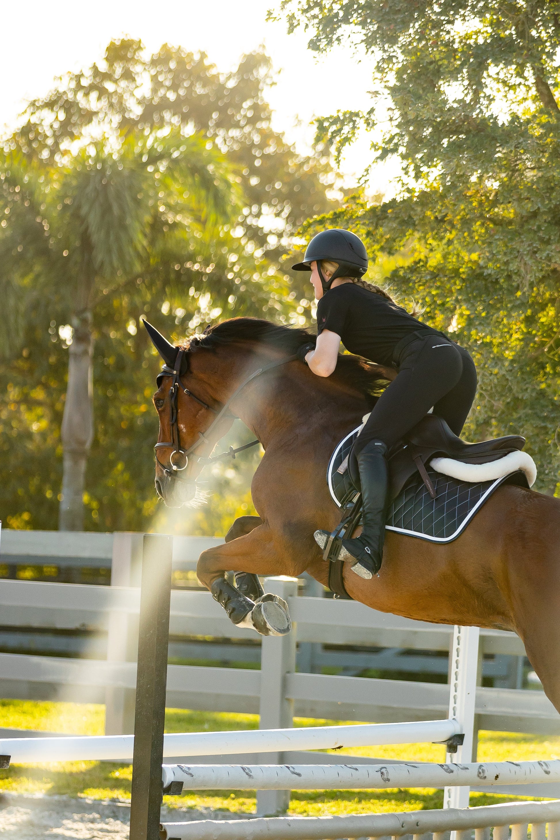 Jump Saddle Pad | Black - Riders Choice Supply Co