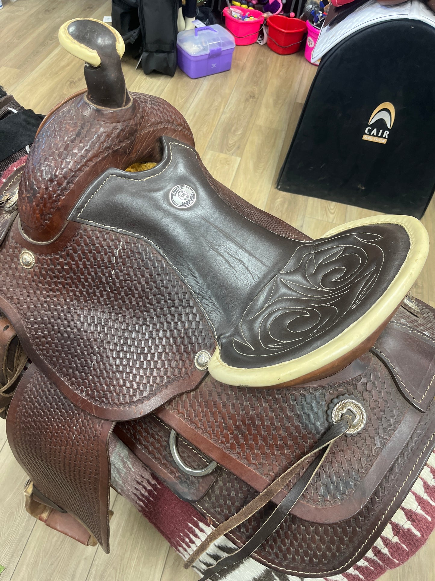 Circle S Roping Saddle 15.5” - Pre Loved