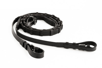 Sure Grip Rubber Rein with 1" Hand Stop - Riders Choice Supply Co