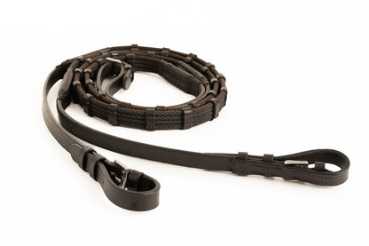 Sure Grip Rubber Rein with 1" Hand Stop - Riders Choice Supply Co