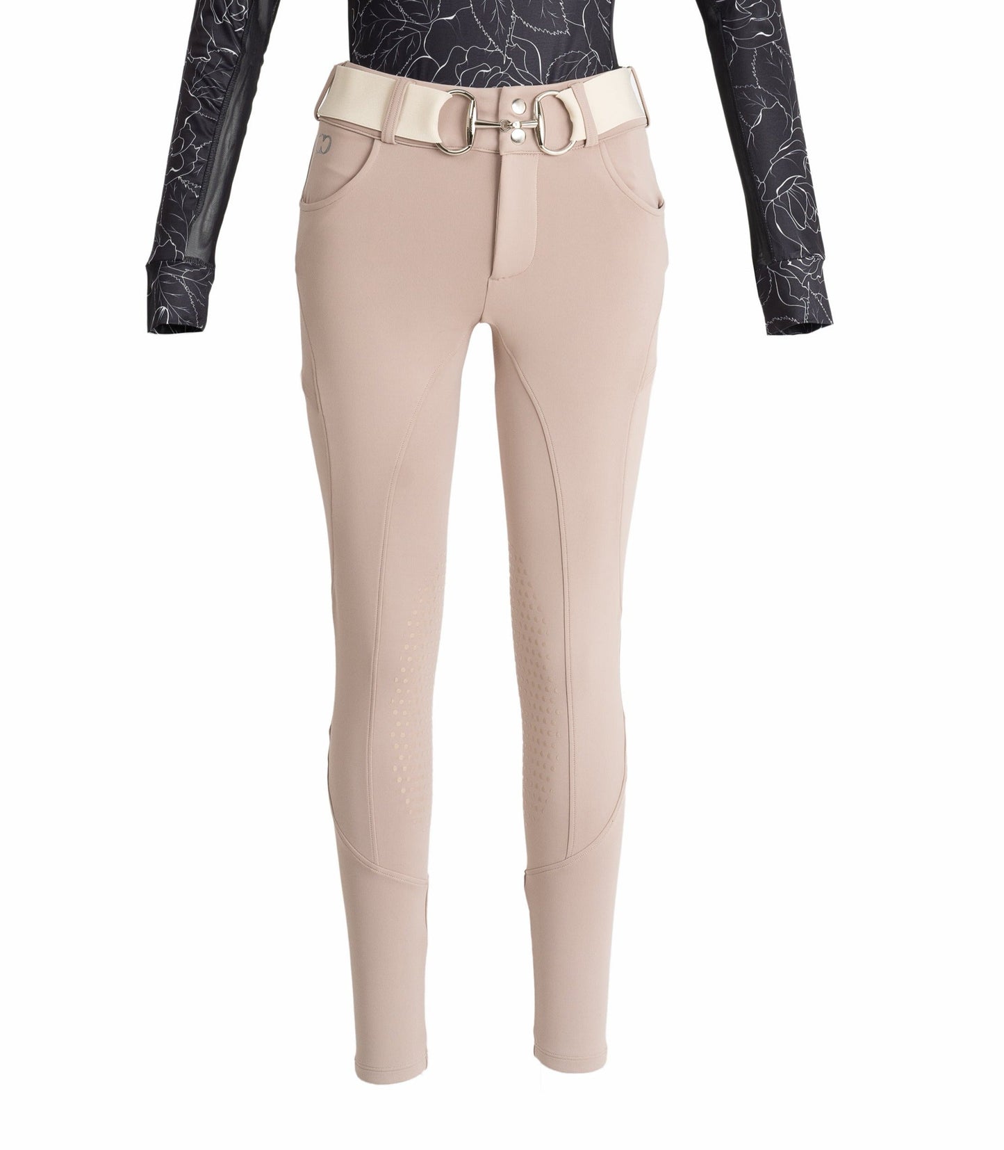 Beige Mid-Weight Winter Knee Patch Breeches - Riders Choice Supply Co