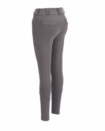 Dove Grey Mid-Weight Winter Full Seat Breeches - Riders Choice Supply Co