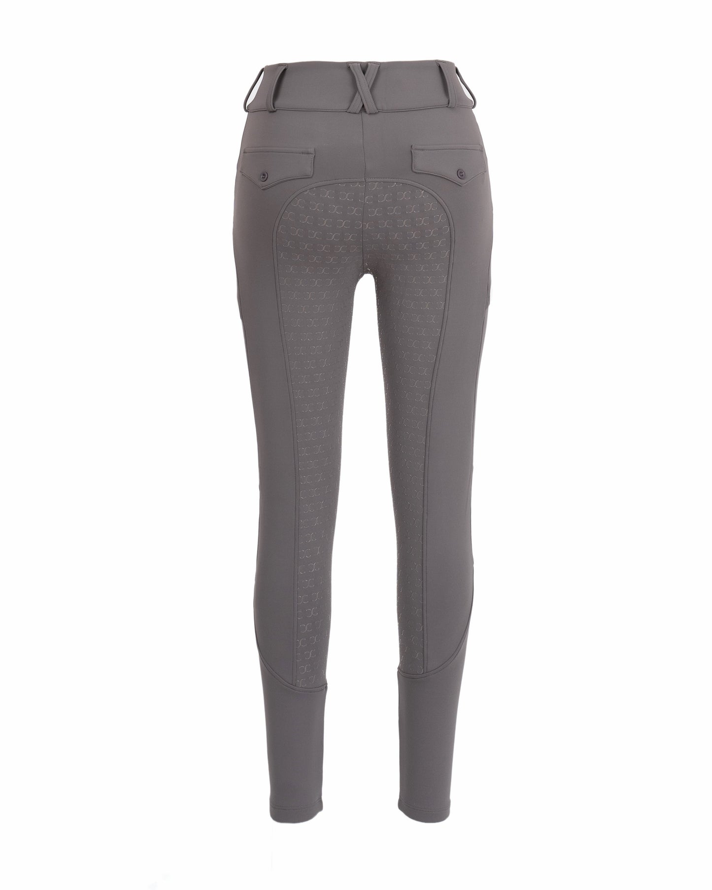 Dove Grey Mid-Weight Winter Full Seat Breeches - Riders Choice Supply Co