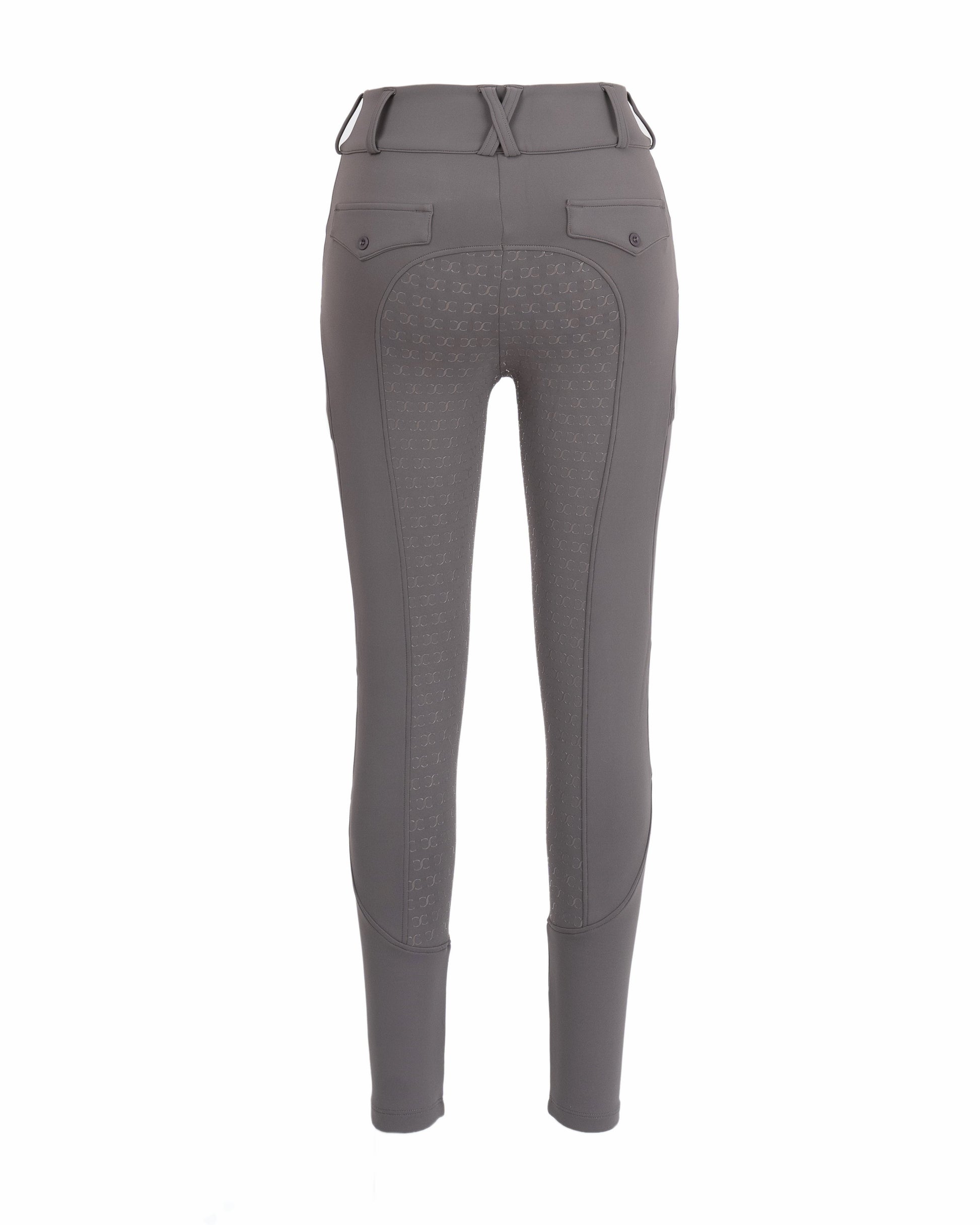 Dove Grey Mid-Weight Winter Full Seat Breeches - Riders Choice Supply Co
