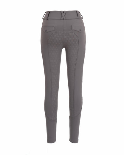 Dove Grey Mid-Weight Winter Full Seat Breeches - Riders Choice Supply Co
