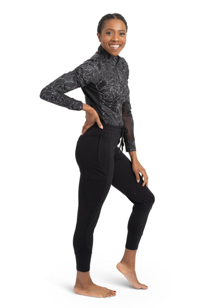 Drawstring Breeches in Black - Riders Choice Supply Co