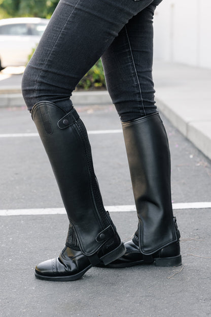 Canyon Deluxe Leather Half Chaps