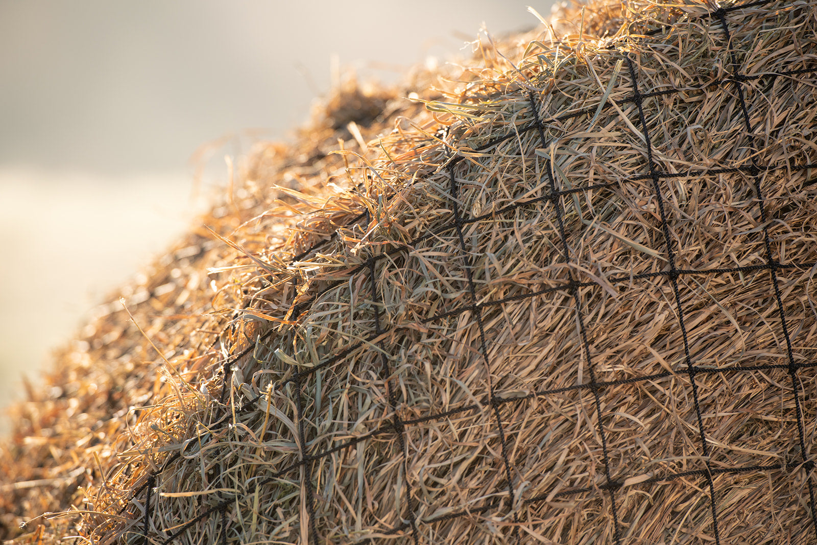 Livestock Round Bale Hay Net - 3" Holes - Riders Choice Supply Co