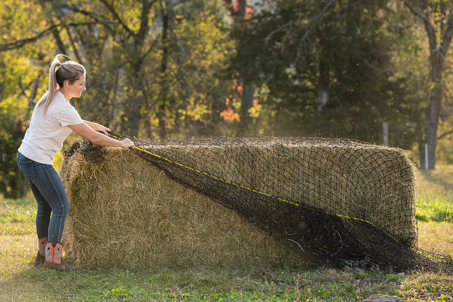 Large Square Bale Hay Net - Riders Choice Supply Co