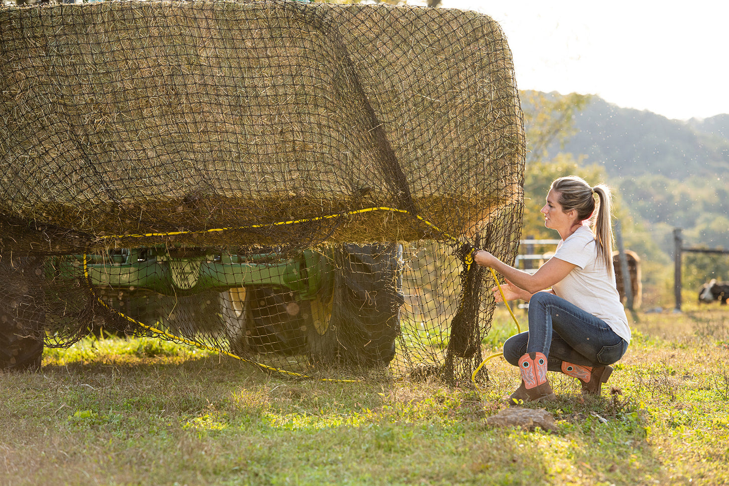 Large Square Bale Hay Net - Riders Choice Supply Co