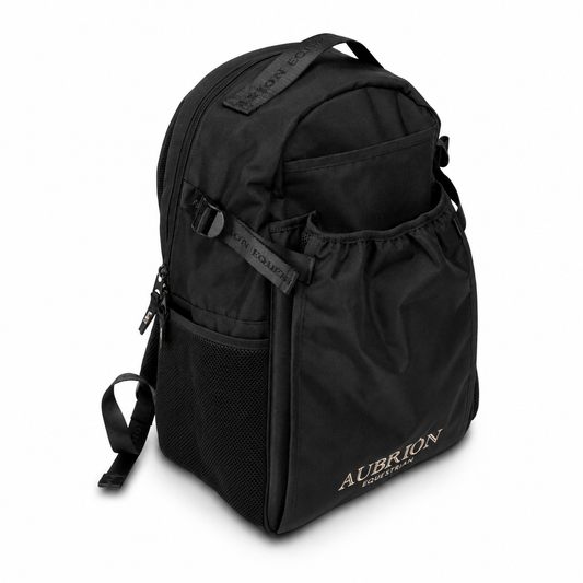 Aubrion Equestrian Back Pack - BLACK