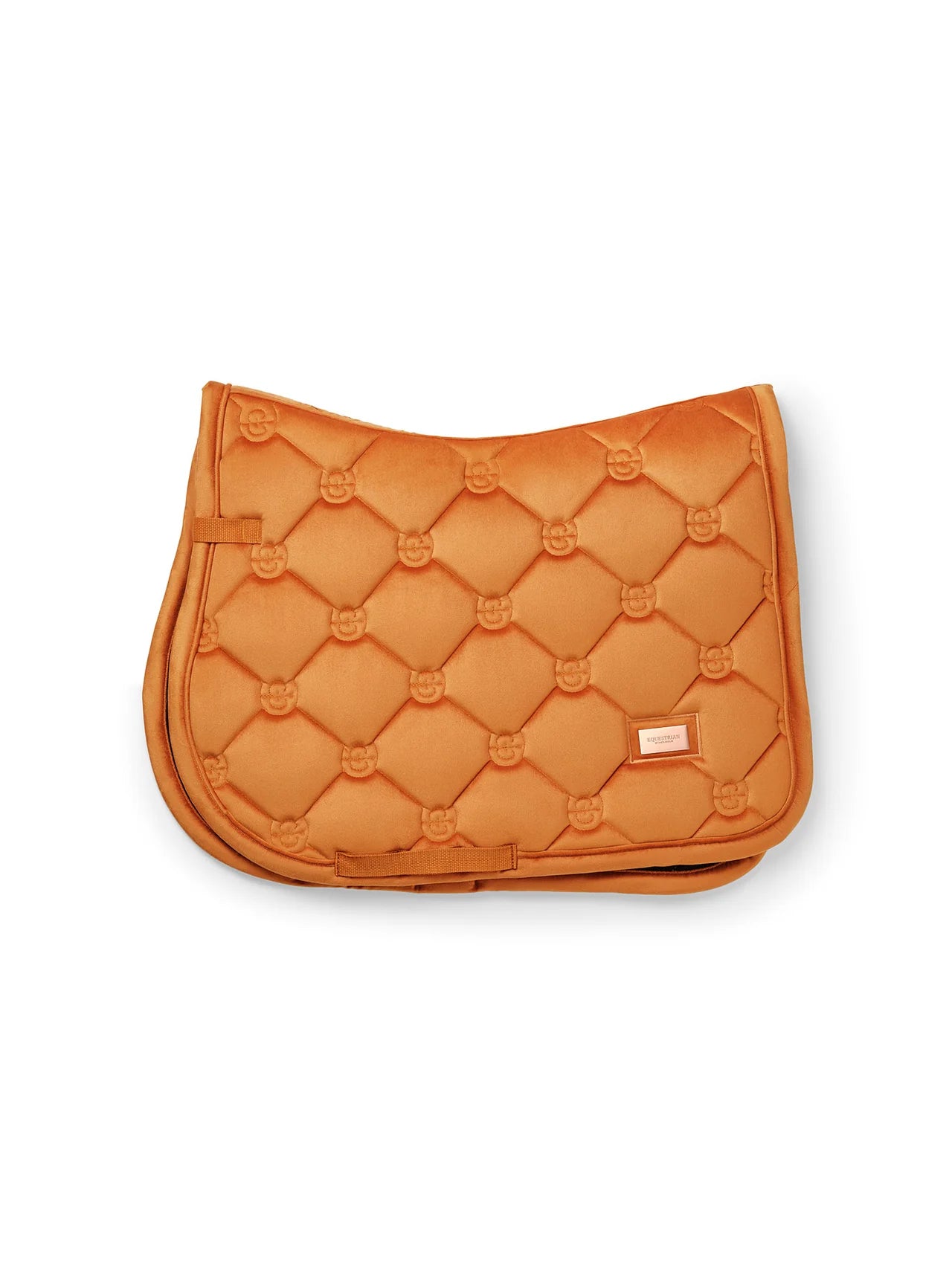 Equestrian Stockholm Velvet Jump Saddle Pad & Ear Bonnets