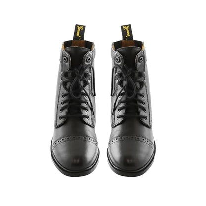Children's Synthetic Leather Lace-Up Paddock Boots
