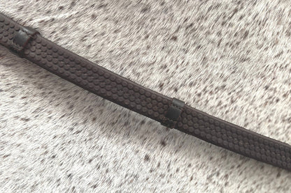 Super Grip Reins -Heavy Rubber Rein for Ultimate Grip- Hand Stops 5" (13cm) Apart - Riders Choice Supply Co