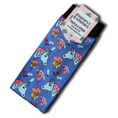 Dreamers & Schemers Pair and a Spare Boot Socks - ADULT One Size - Riders Choice Supply Co