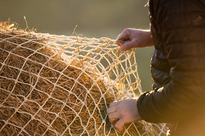 Heavy Gauge Round Bale Hay Net - Riders Choice Supply Co
