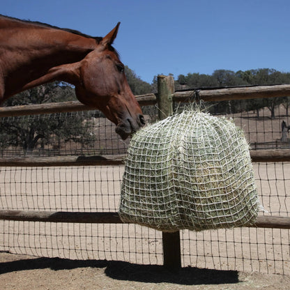 Freedom Feeder Day Net - Slow Feed Hay Net - 4 Flake - 3 Size Mesh Options - Riders Choice Supply Co