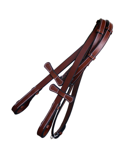 ExionPro Rubber Lined Leather Reins