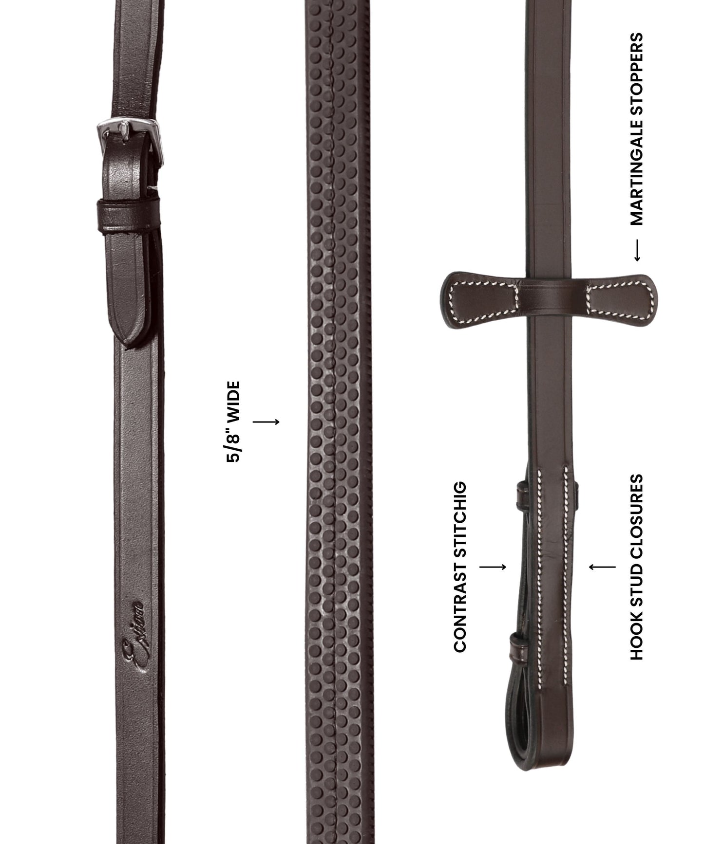 ExionPro Rubber Reins