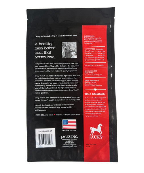 Enjoy Yums Horse Apple Treats, 1 Lb - Riders Choice Supply Co