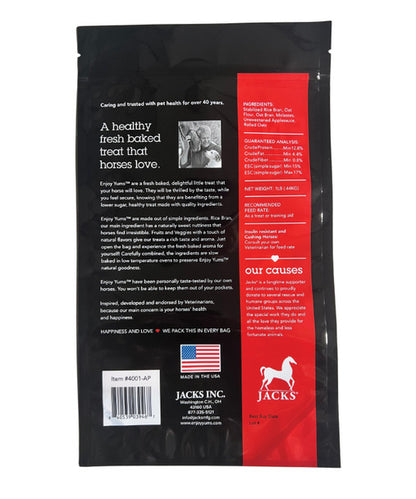 Enjoy Yums Horse Apple Treats, 1 Lb - Riders Choice Supply Co