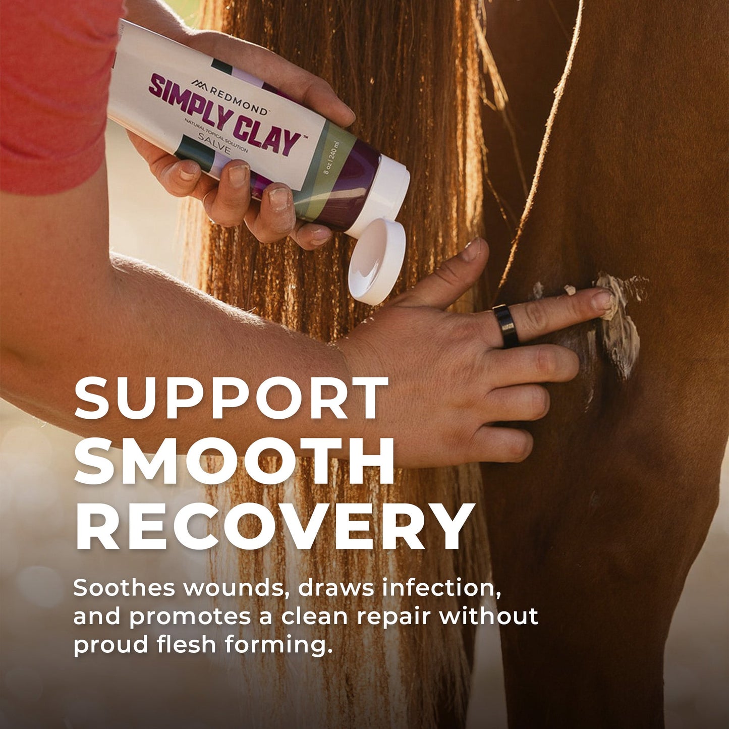 Simply Clay Salve – Bentonite Clay Horse Wound Care - Riders Choice Supply Co