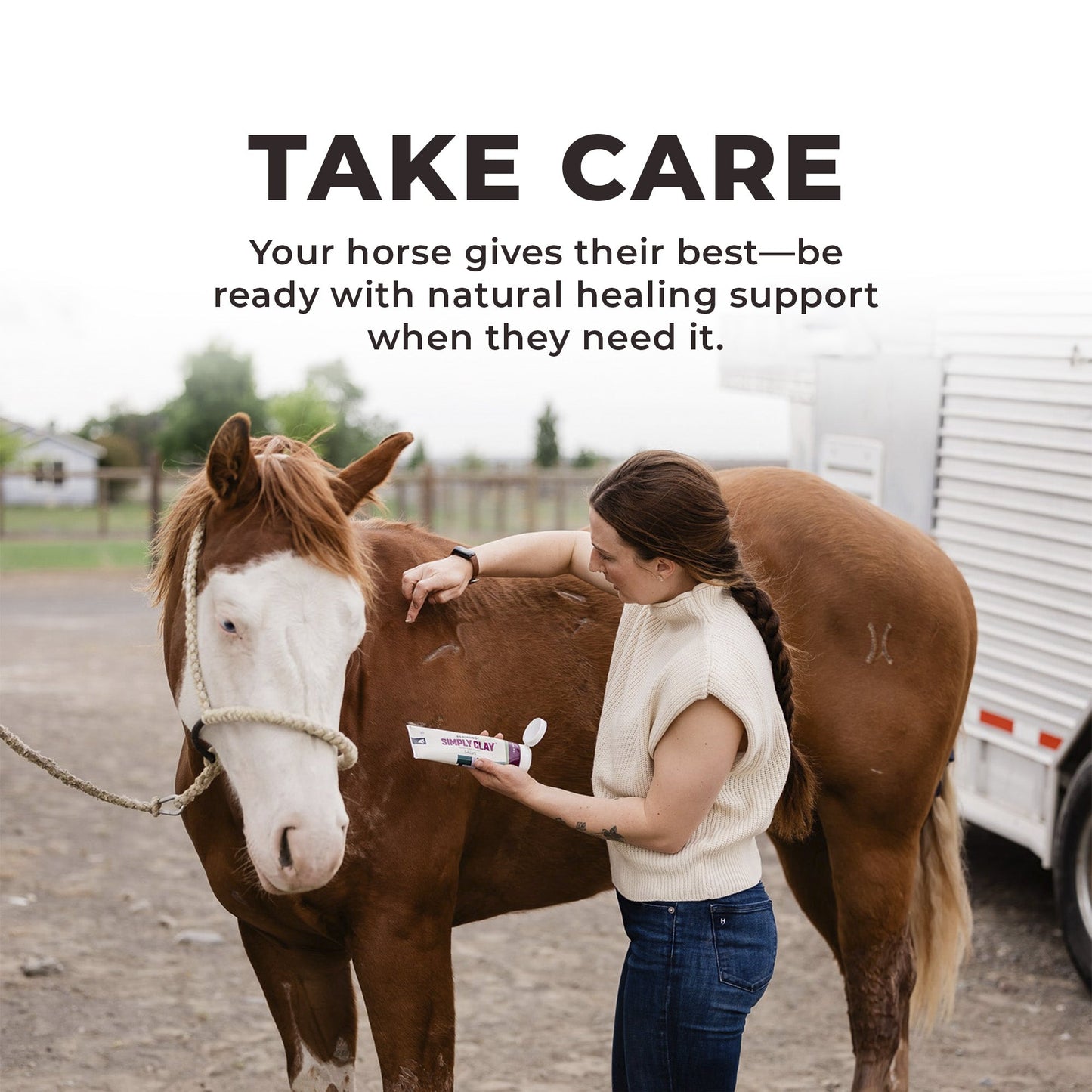 Simply Clay Salve – Bentonite Clay Horse Wound Care - Riders Choice Supply Co