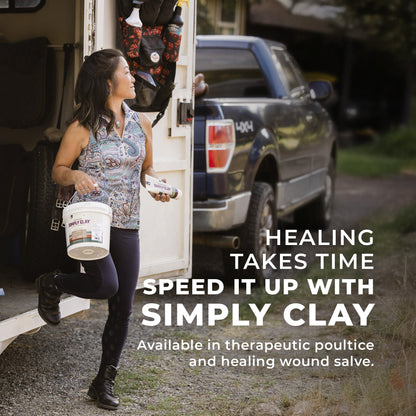 Simply Clay Salve – Bentonite Clay Horse Wound Care - Riders Choice Supply Co