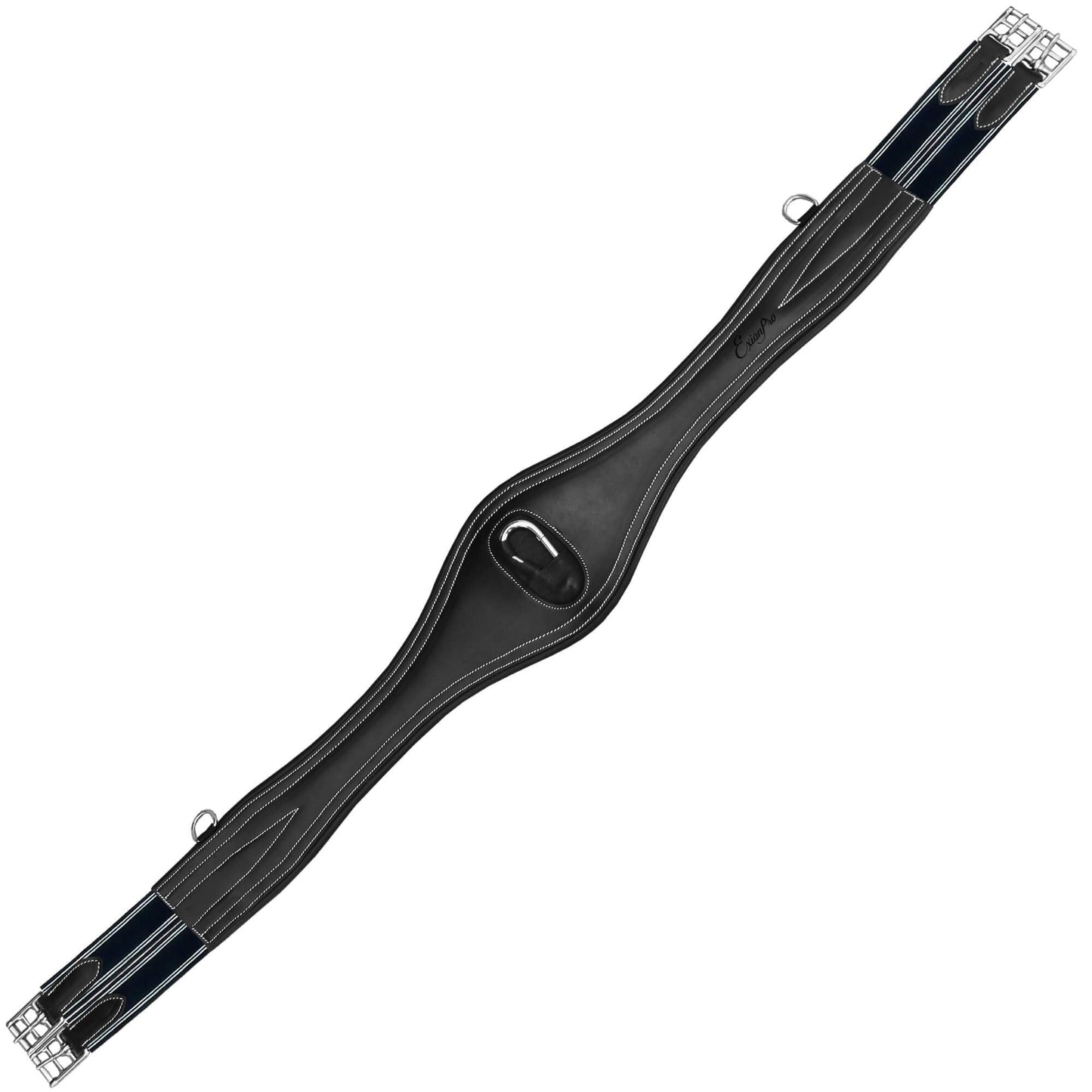 ExionPro 'Snap' Girth - Navy Blue Elastic with White Lines